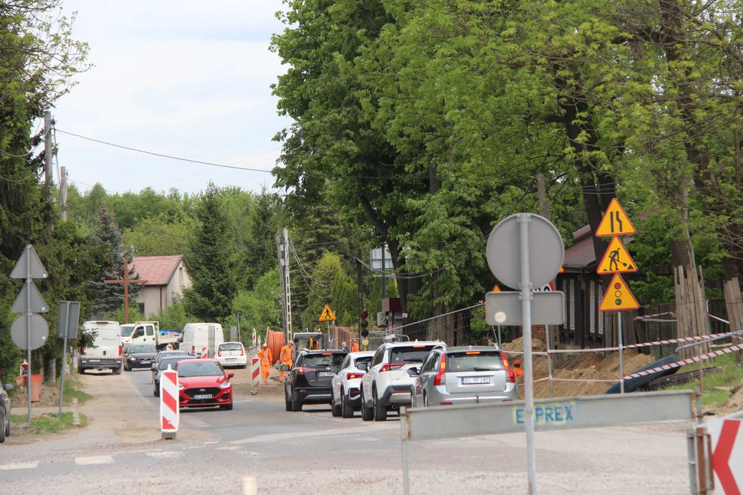 Trwa remont ulicy Pomorskiej i Mileszki w Łodzi