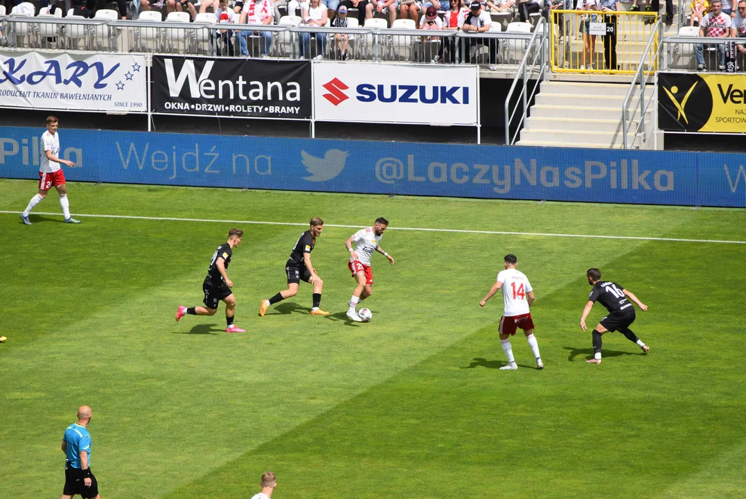 Piłkarskie starcie ŁKS Łódź z Resovią - Stadion Króla 21.05.2023