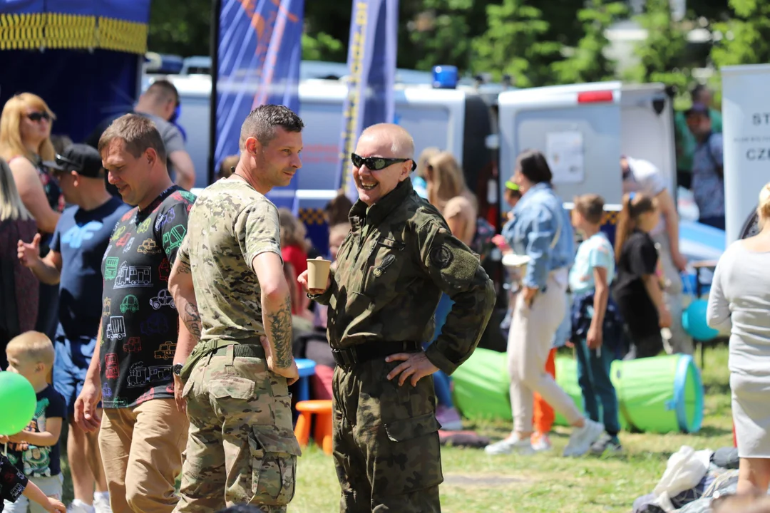 Piknik rodzinny z okazji dnia dziecka na Młynku w Łodzi