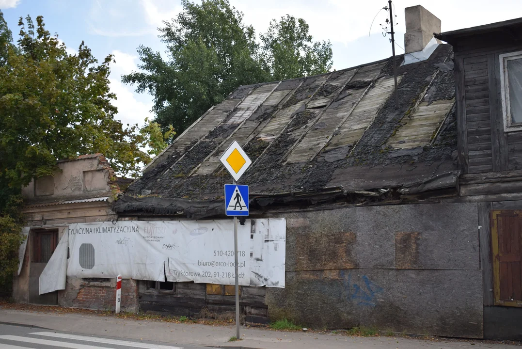 Budynki grożące zawaleniem w Zgierzu