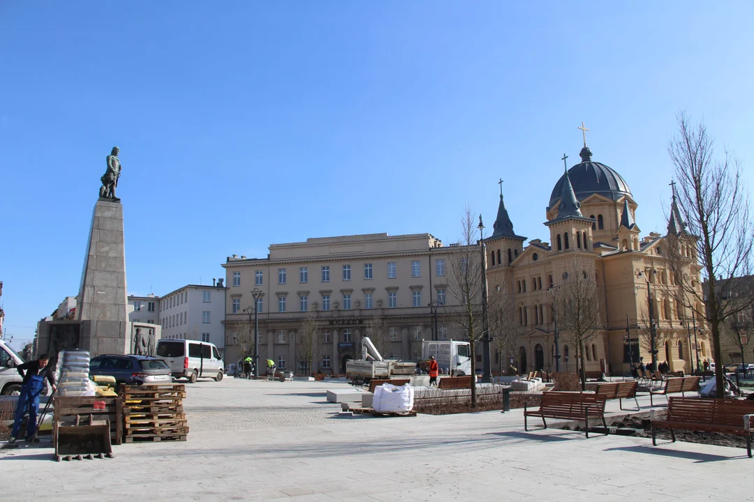 Tak wygląda plac Wolności w Łodzi na kilka dni przed oficjalnym otwarciem