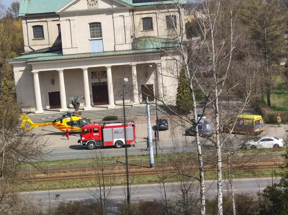 Tragedia na Bałutach. Młody mężczyzna oblał się substancją łatwopalną