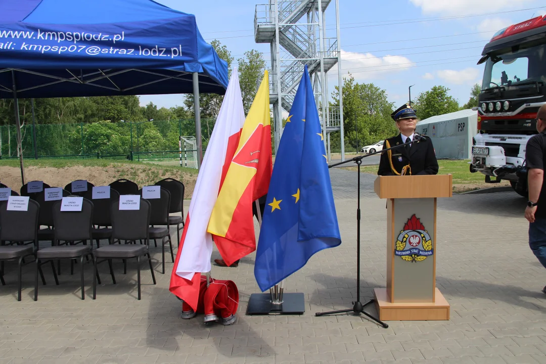 Nowa strażnica przy ul. Przybyszewskiego w Łodzi