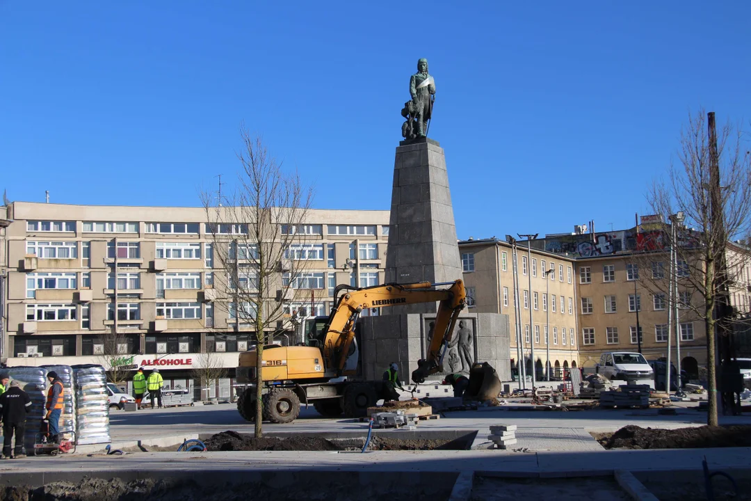 Dobiega końca przebudowa placu Wolności w Łodzi