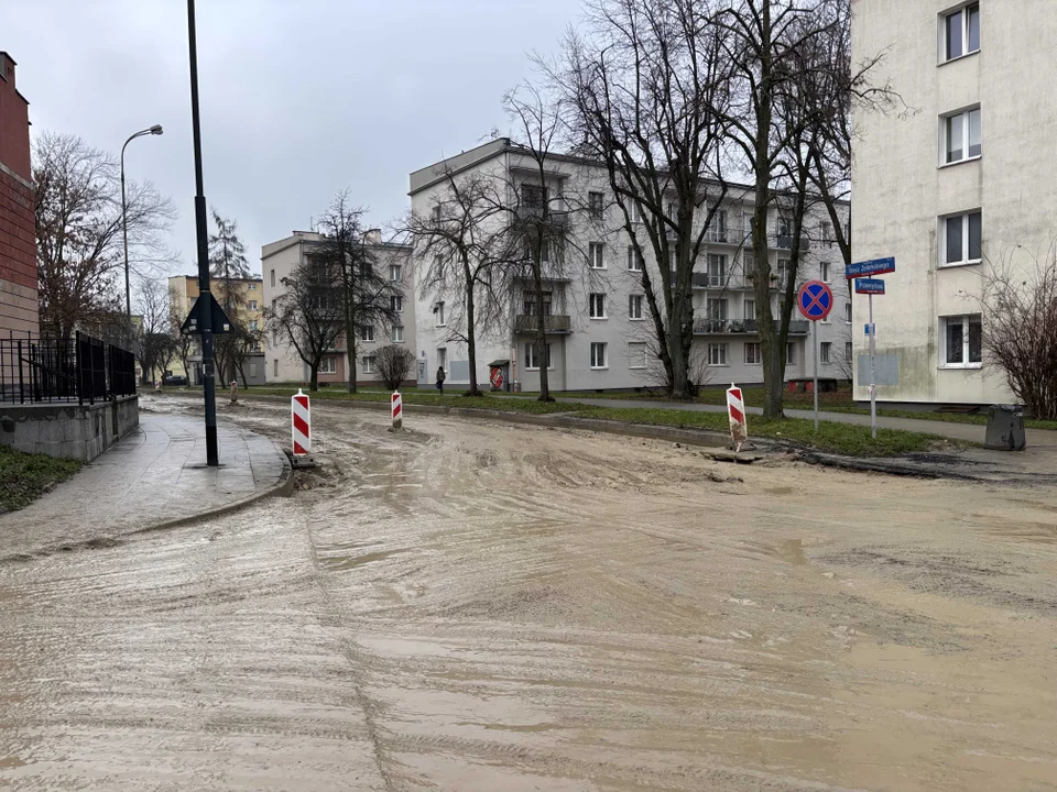 Remont ulicy Boya-Żeleńskiego w Łodzi