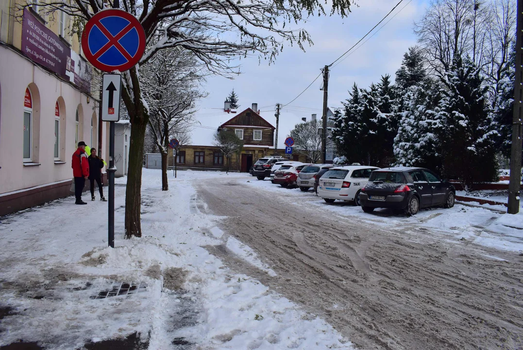 Zima na zgierskiech drogach