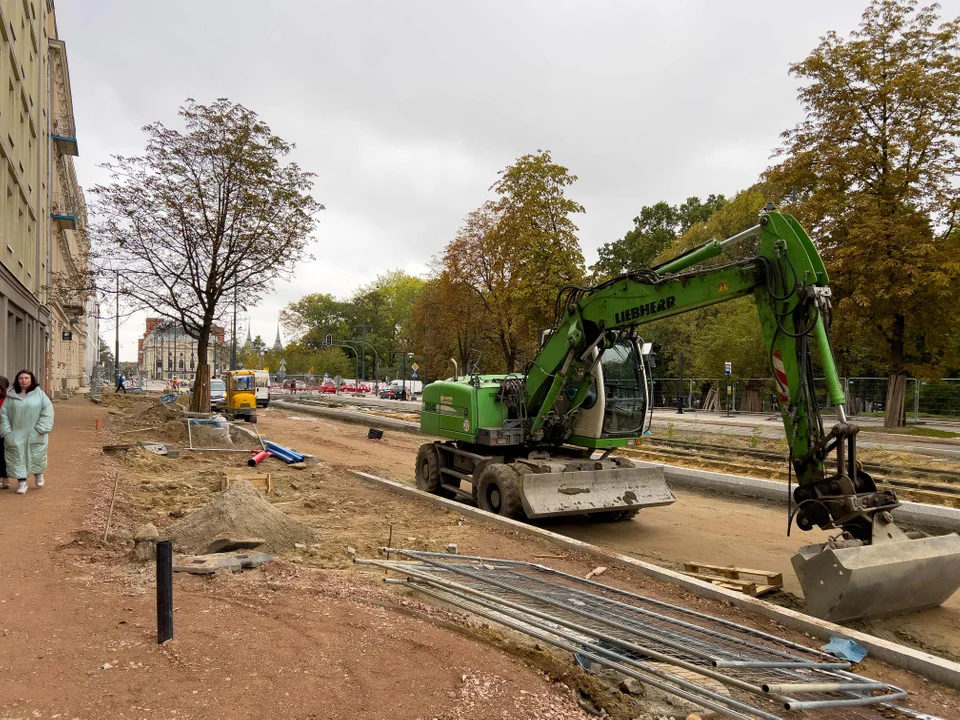 Trwa budowa Bulwarów Północnych w Łodzi