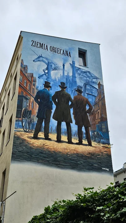 Nowy mural przy Piotrkowskiej 120
