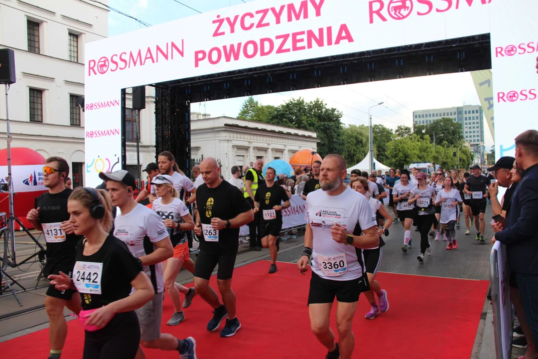 21. Bieg Ulicą Piotrkowską Rossmann Run w Łodzi