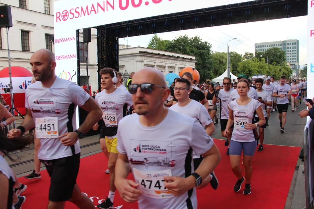 21. Bieg Ulicą Piotrkowską Rossmann Run w Łodzi