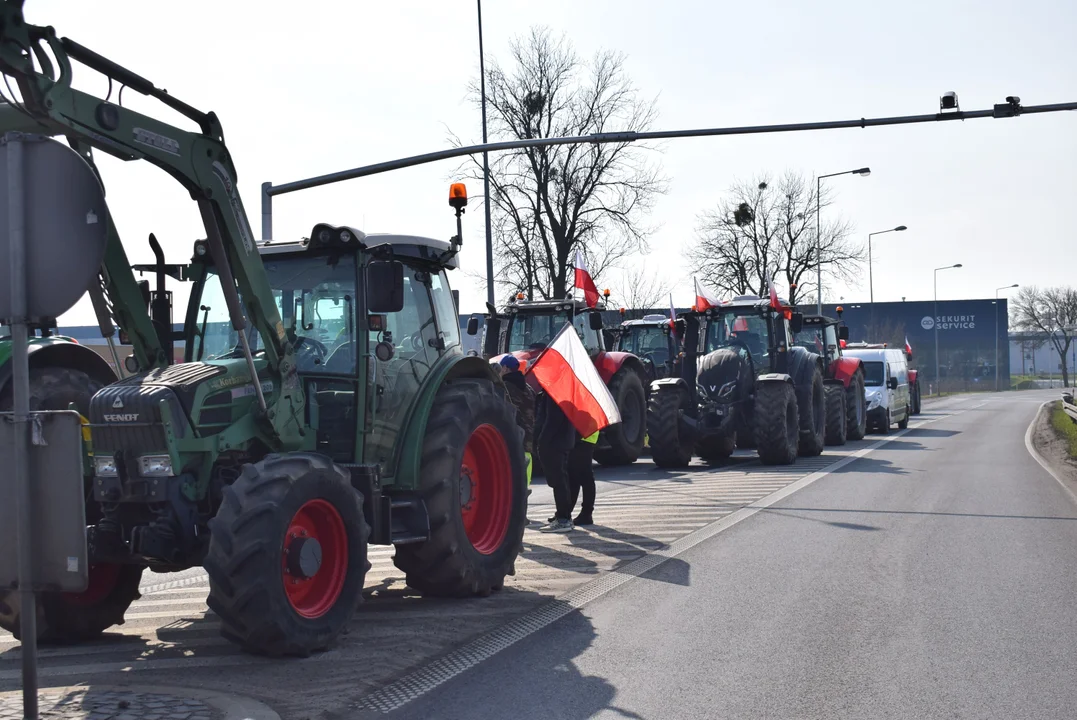 Protest rolników w Łódzkiem