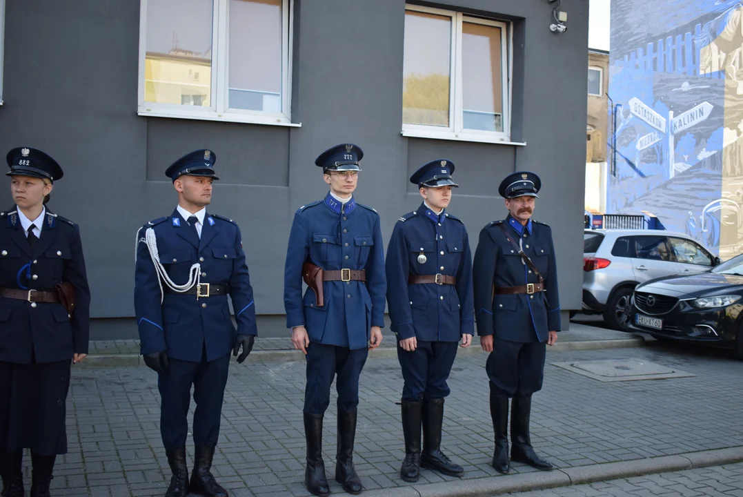 Uroczystości przy KPP w Zgierzu