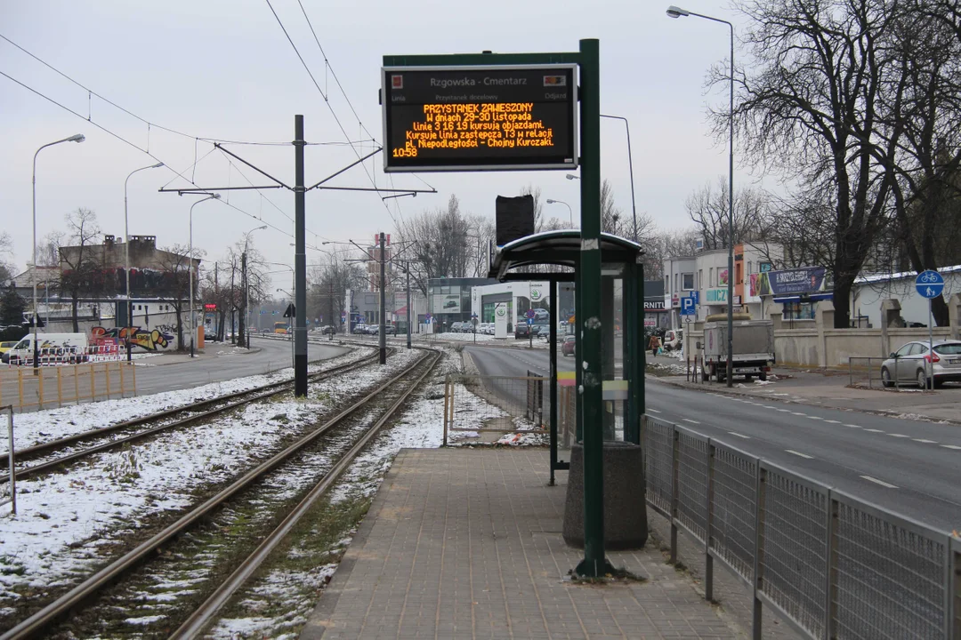 Utrudnienia dla podróżnych MPK Łódź. Tramwaje nie dojeżdżają na pętlę Chojny Kurczaki