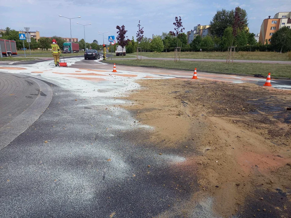 Utrudnienia na bełchatowskim rondzie. Sprawdź, jak długo potrwają [FOTO] - Zdjęcie główne