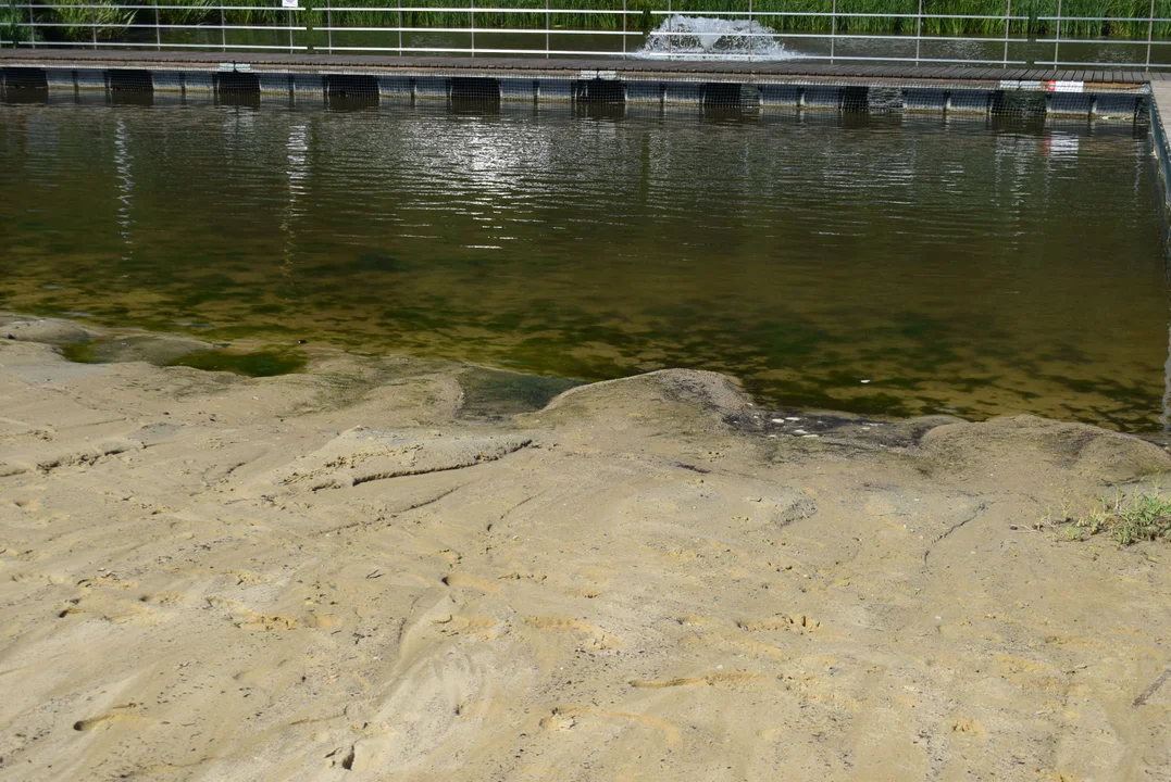 Plaża na Malince w naprawie