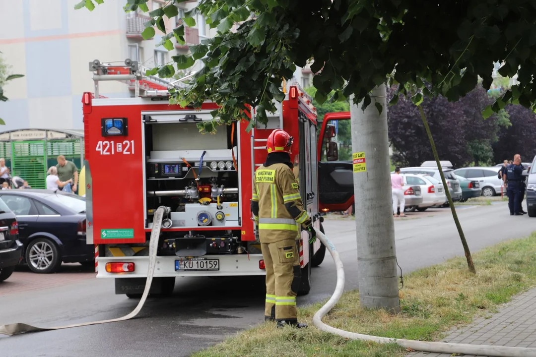 Straż pożarna komentuje pożar w Kutnie