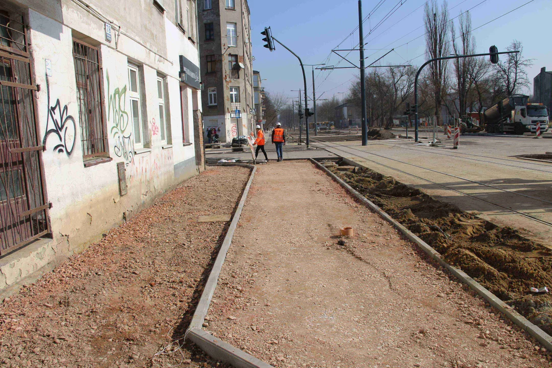 Finał prac na Wojska Polskiego w Łodzi