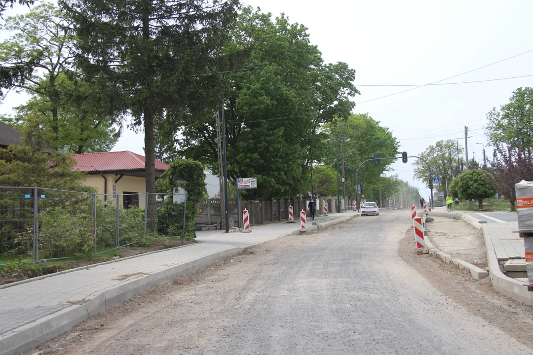 Trwa remont ulicy Pomorskiej i Mileszki w Łodzi