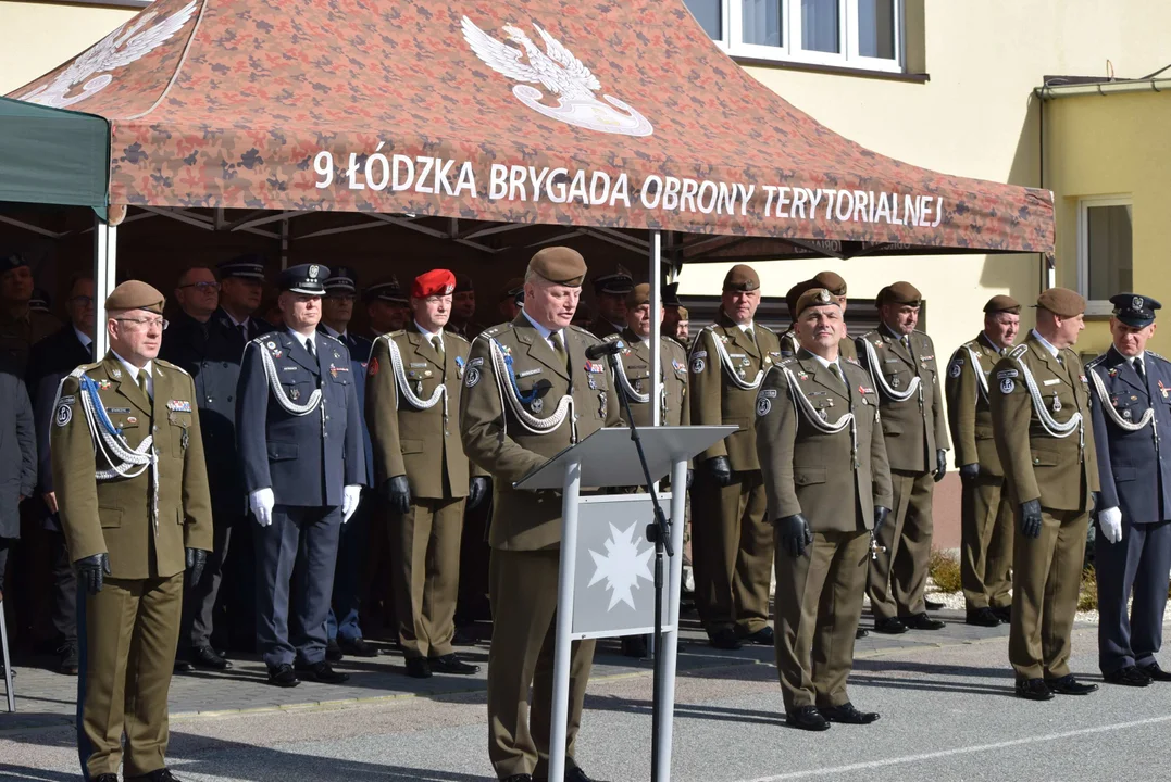 Łódzcy terytorialsi z nowym dowódcą