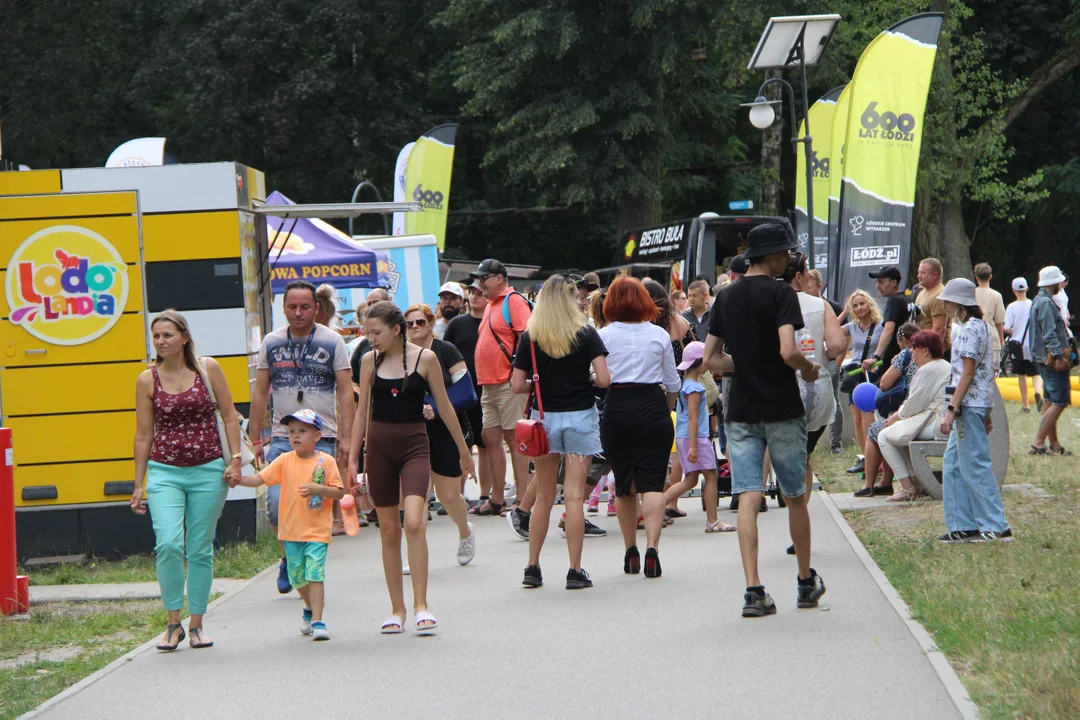 Piknik z okazji 600-lecia Łodzi w parku na Młynku w Łodzi