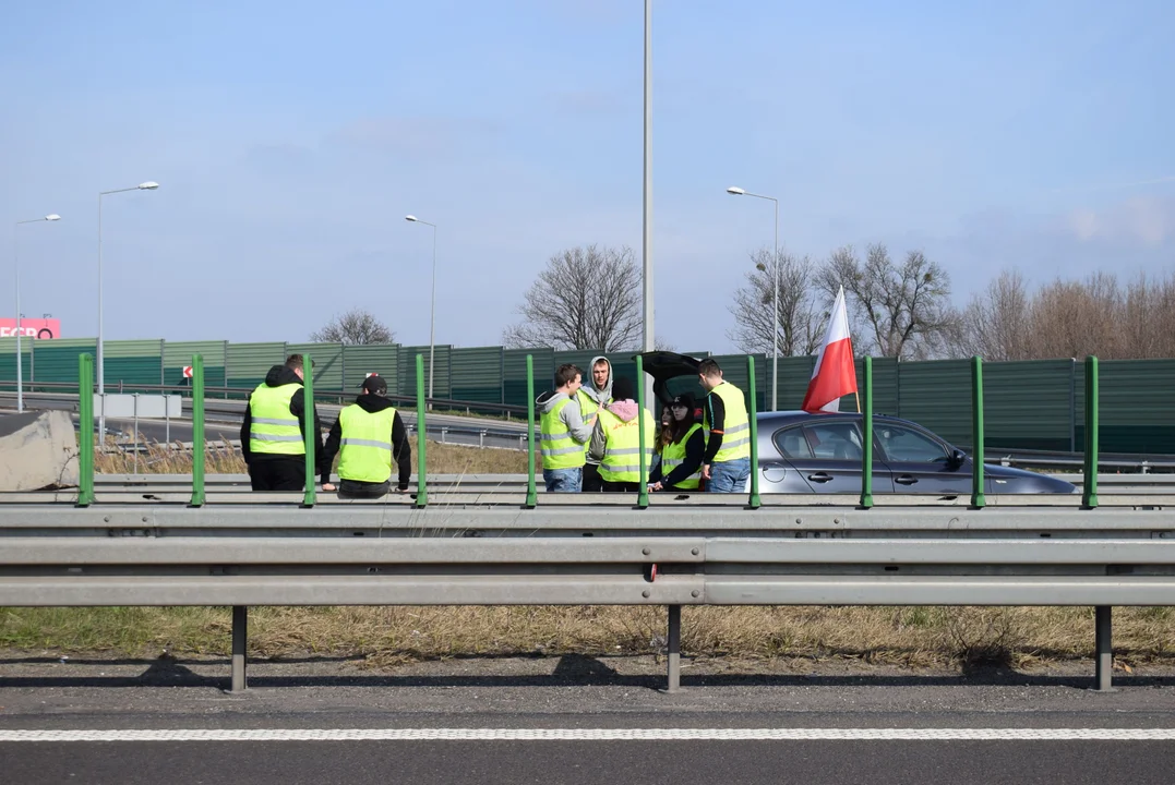 Protest rolników w Łódzkiem