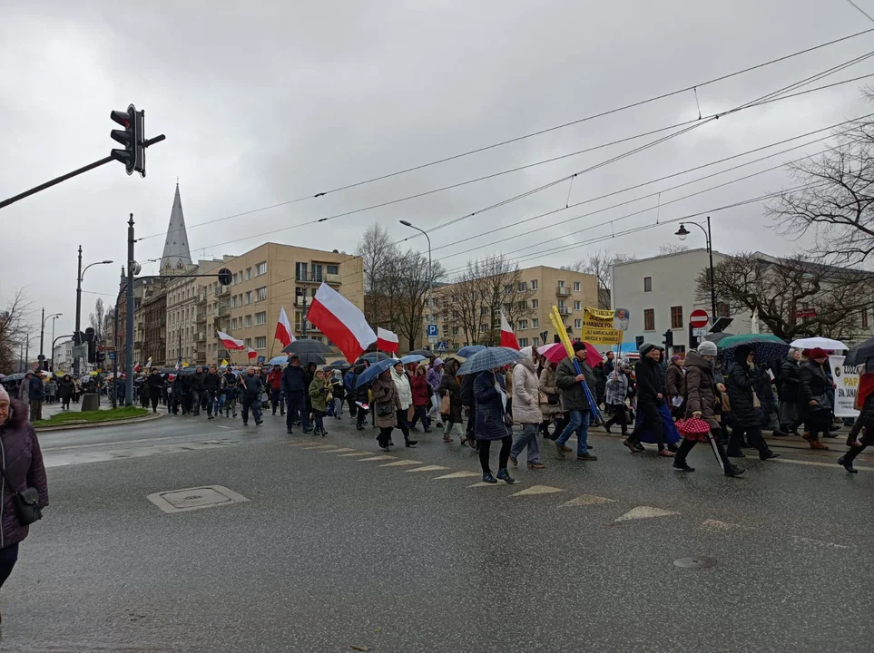 Marsz papieski w Łodzi. Setki łodzian ruszyło ulicami miasta [zdjęcia]