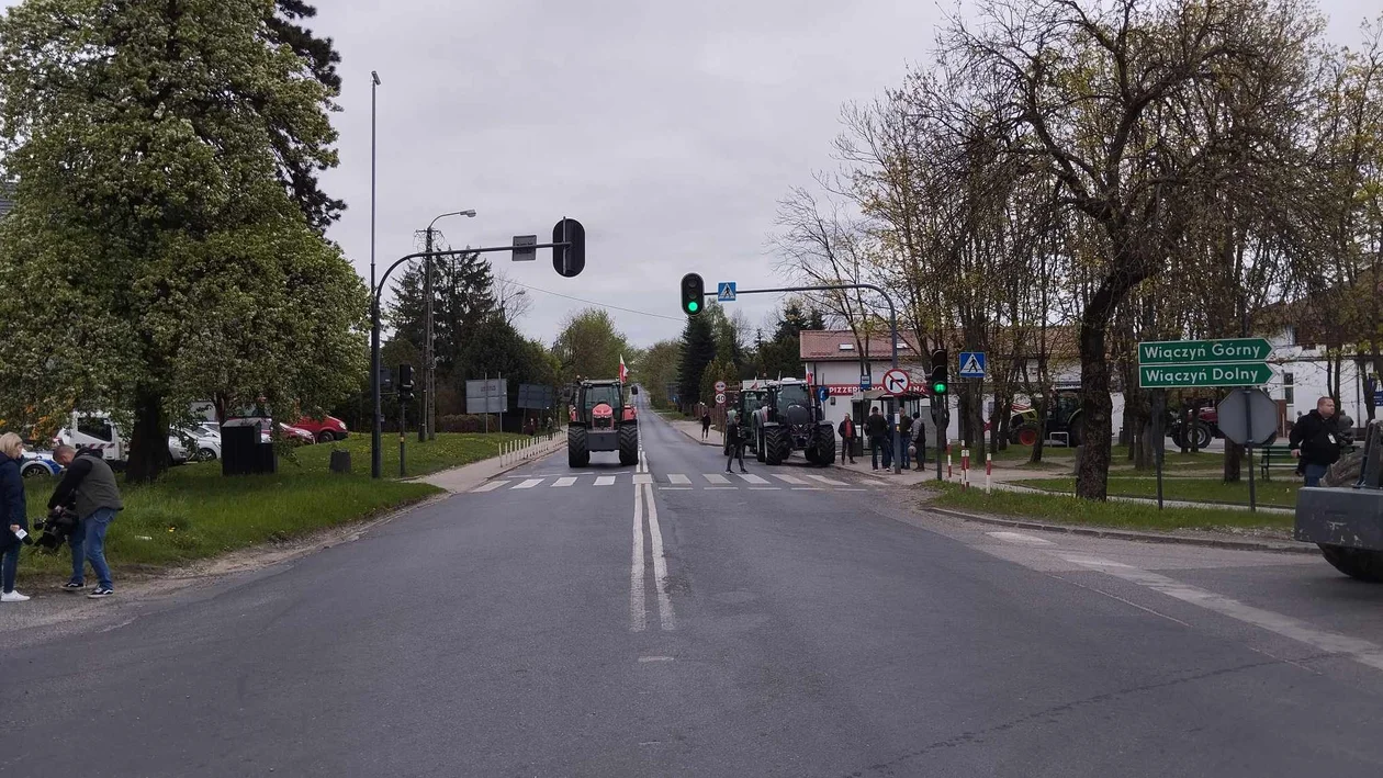 Protest rolników w Nowosolnej - 12.04.2024 r.