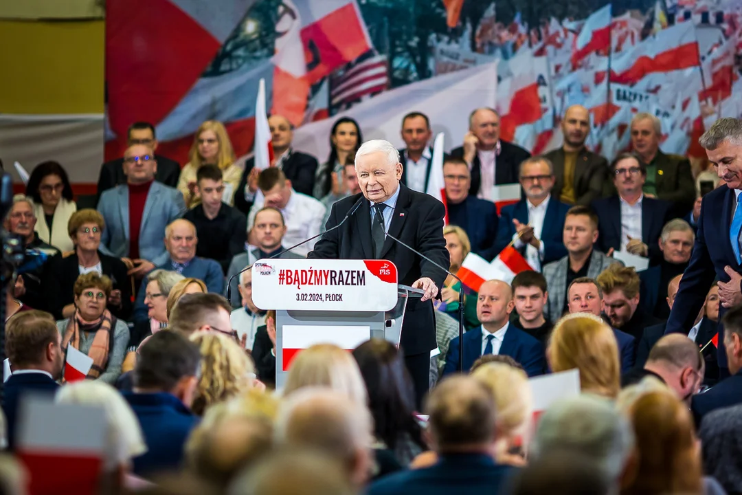 Jarosław Kaczyński w Płocku. Mówił o sytuacji w Polsce, Orlenie i końcu rządów Andrzeja Nowakowskiego [ZDJĘCIA] - Zdjęcie główne