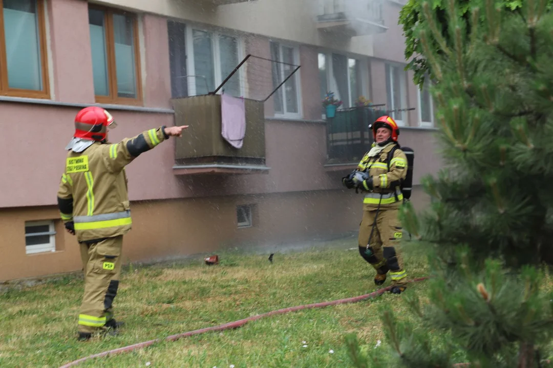 Straż pożarna komentuje pożar w Kutnie