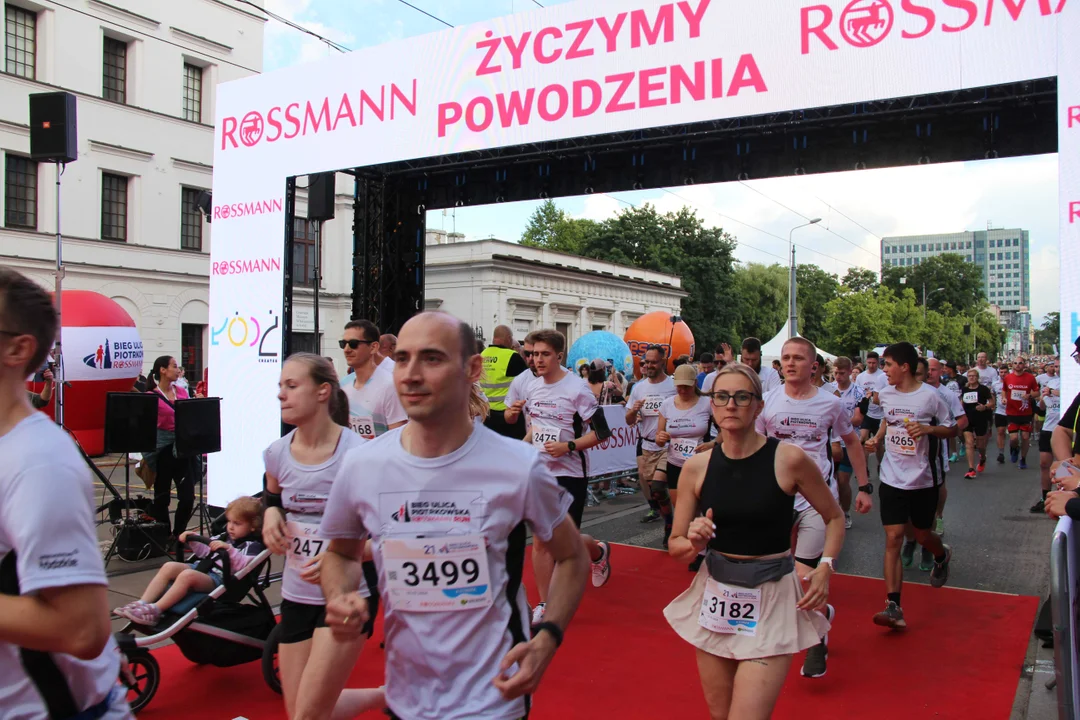 21. Bieg Ulicą Piotrkowską Rossmann Run w Łodzi