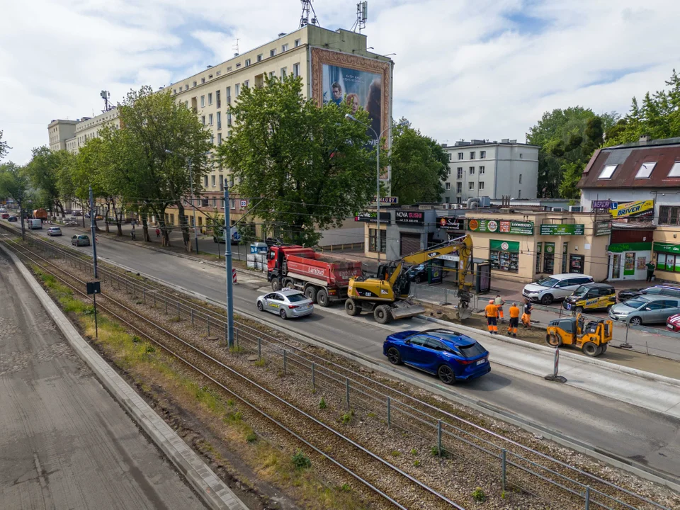 Trwa remont ulicy Zachodniej w Łodzi