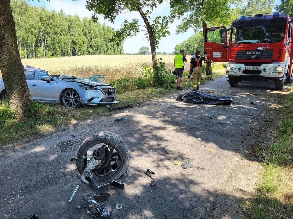 Śmiertelny wypadek pod Sieradzem