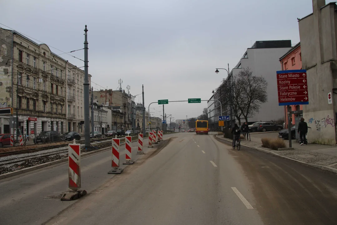 Tramwaje i autobusy MPK Łódź powróciły na Legionów