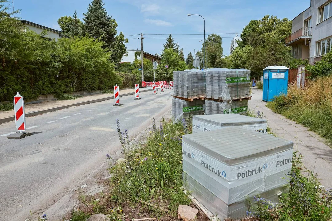 Remont ul. Krzywickiego w Łodzi