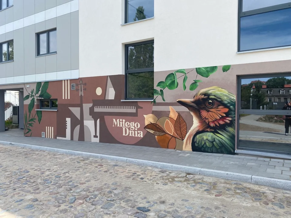 Mural przy ul. Ogińskiego