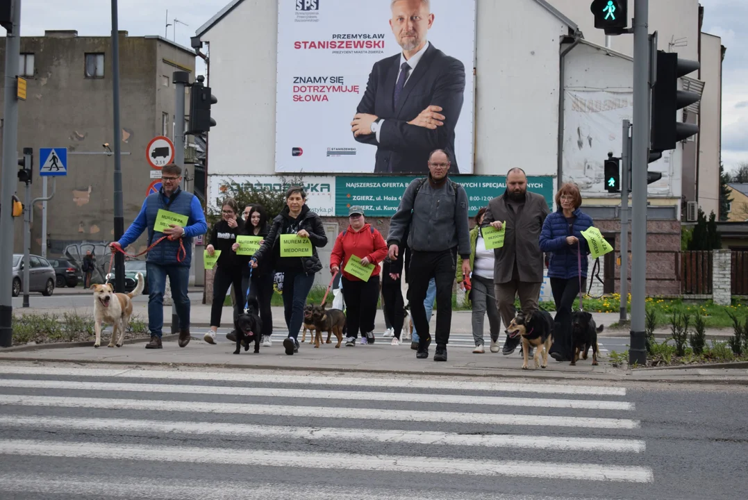 Marsz spod fundacji Medor pod urząd miasta