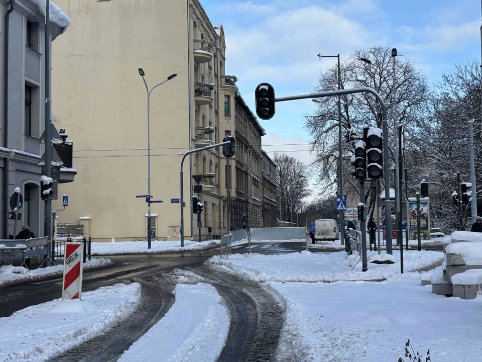 Kolejny etap remontu ulicy Sterlinga w Łodzi rozpoczęty