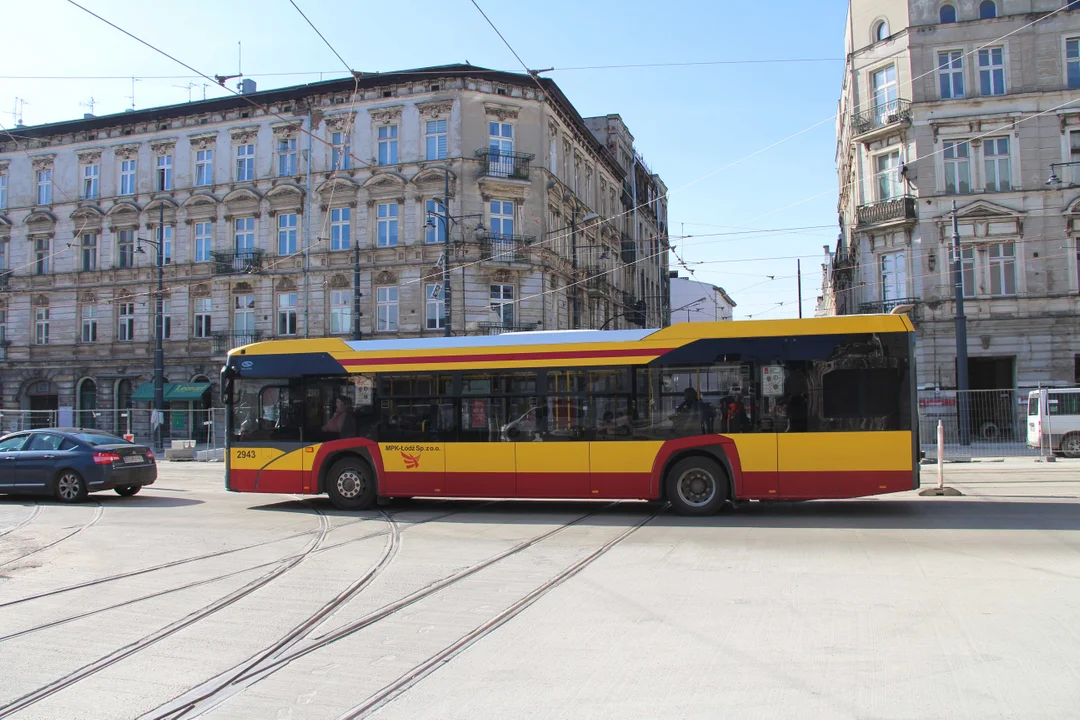 Tak wygląda plac Wolności w Łodzi na kilka dni przed oficjalnym otwarciem