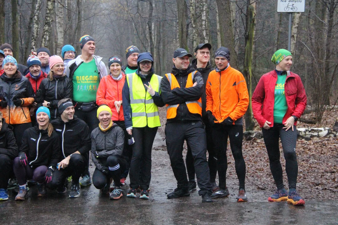 Walentynkowy parkrun w Lesie Łagiewnickim