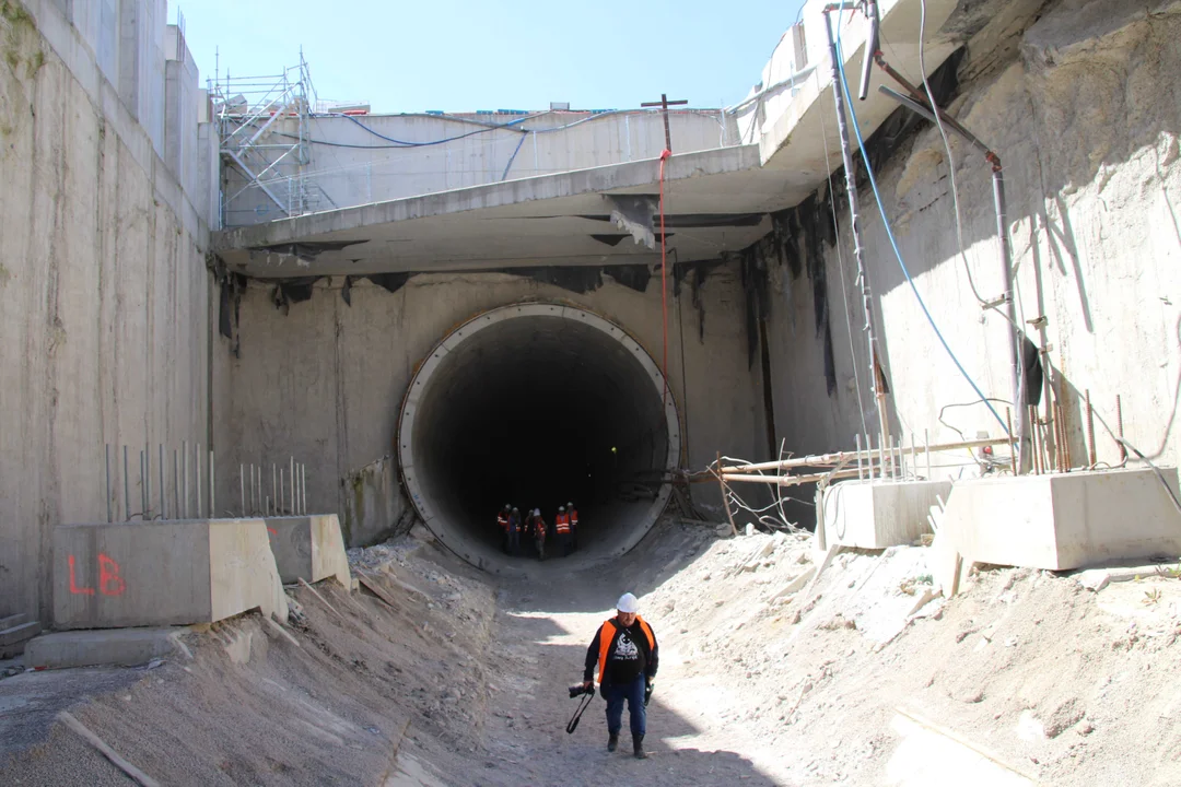 Trwa budowa tunelu kolejowego pod Łodzią - odcinek do przystanku Łódź Koziny