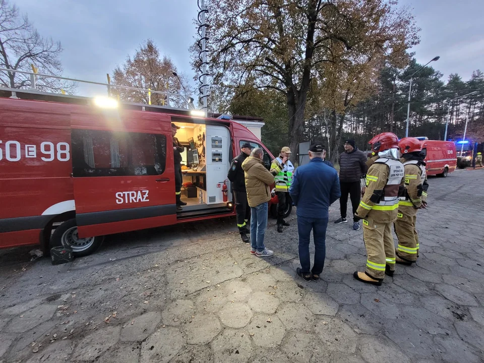 Pożar w fabryce w m. Cygan (pow. tomaszowski)