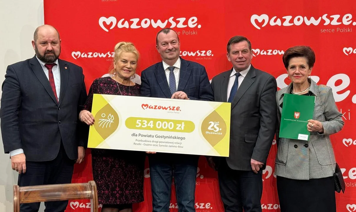 Miliony z województwa mazowieckiego dla powiatu gostynińskiego. Na drogi, OSP i projekty ekologiczne - Zdjęcie główne