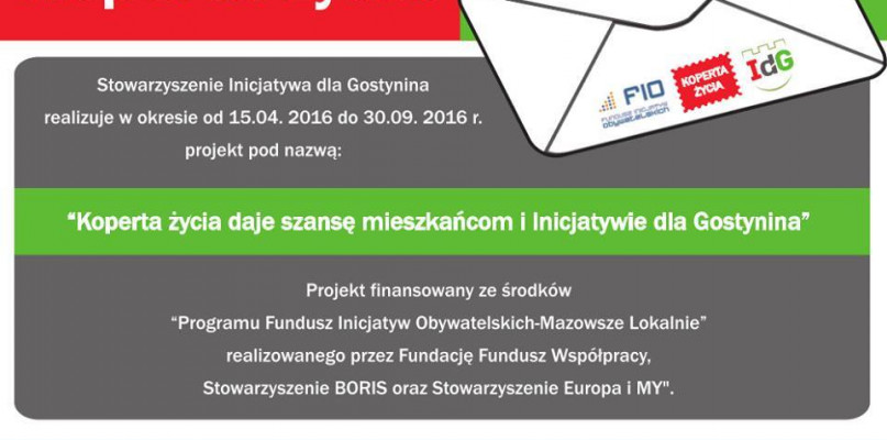 Wypełnij "kopertę życia". Ułatw pracę ratownikom - Zdjęcie główne