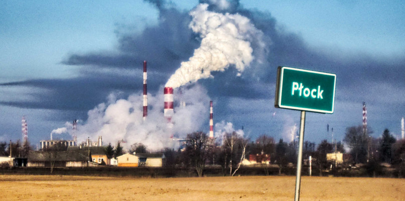 Pożar czy fatamorgana? Czerwone płomienie unosiły się nad Gostyninem - Zdjęcie główne