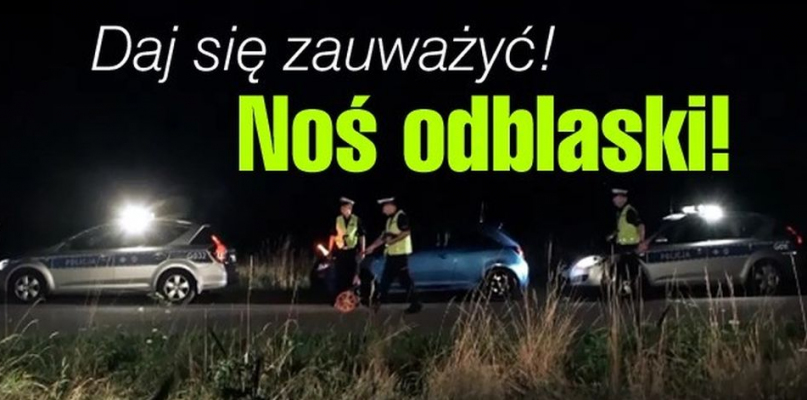 Noś odblaski - świeć przykładem! - Zdjęcie główne