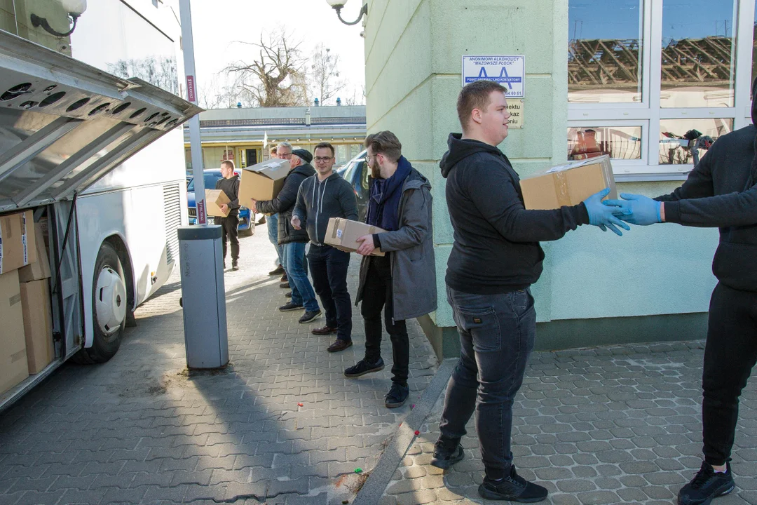 Pierwszy transport darów wyjechał z Płocka do Żytomierza