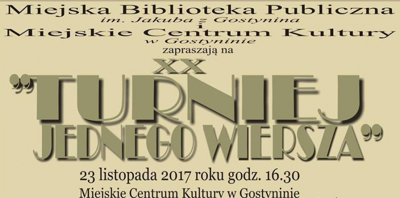 Nastrojowo w MCK-u. Najpierw poezja, później muzyka - Zdjęcie główne