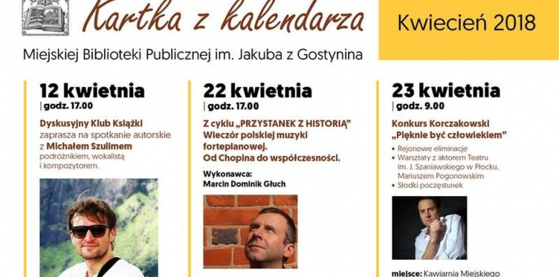 Kwiecień z biblioteką. Sprawdź, co na Ciebie czeka - Zdjęcie główne