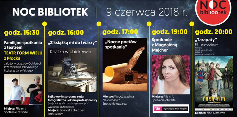 Noc Bibliotek - sprawdź zbliżające się wydarzenia - Zdjęcie główne