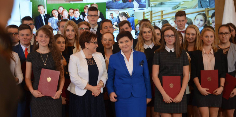 Uczeń z GCE u premier Szydło - Zdjęcie główne